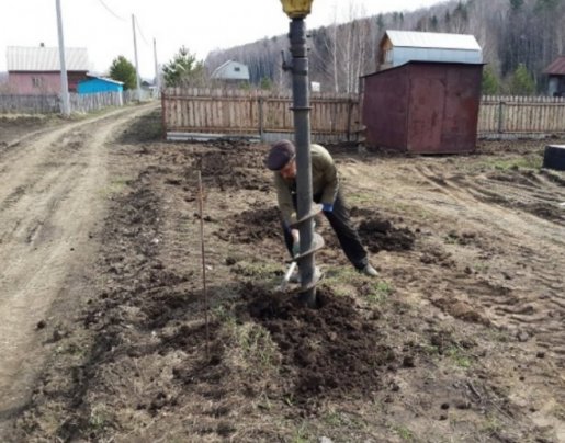 Бурение ям и отверстий в грунте - услуги бурояма и бензобура стоимость услуг и где заказать - Екатеринбург