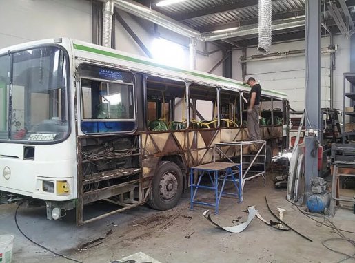 Ремонт автобусов, замена стекол, ремонт кузова стоимость ремонта и где отремонтировать - Екатеринбург