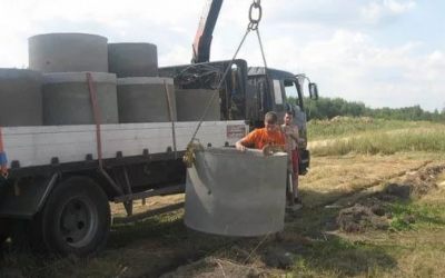Перевозка бетонных колец и колодцев манипулятором - Дегтярск, цены, предложения специалистов