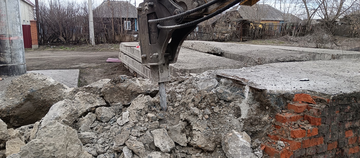 Услуги и заказ гидромолотов для демонтажных работ в Первоуральске
