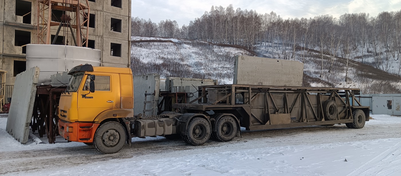 Аренда и услуги панелевозов для перевозки ЖБИ изделий в Свердловской области
